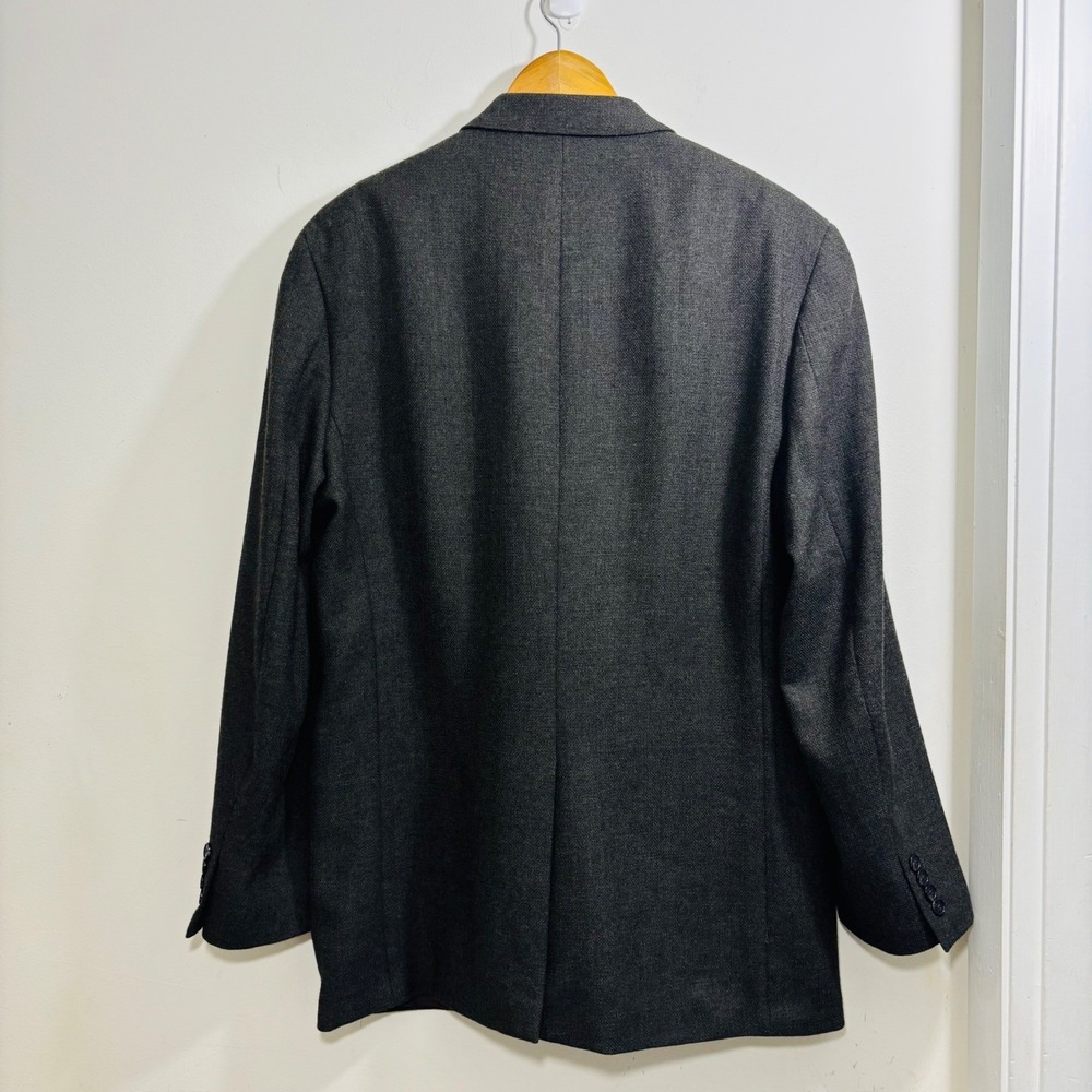 Ralph Lauren Lord & Taylor Green Olive Black Wool Men's Blazer Sports Jacket 44L - Picture 7 of 10